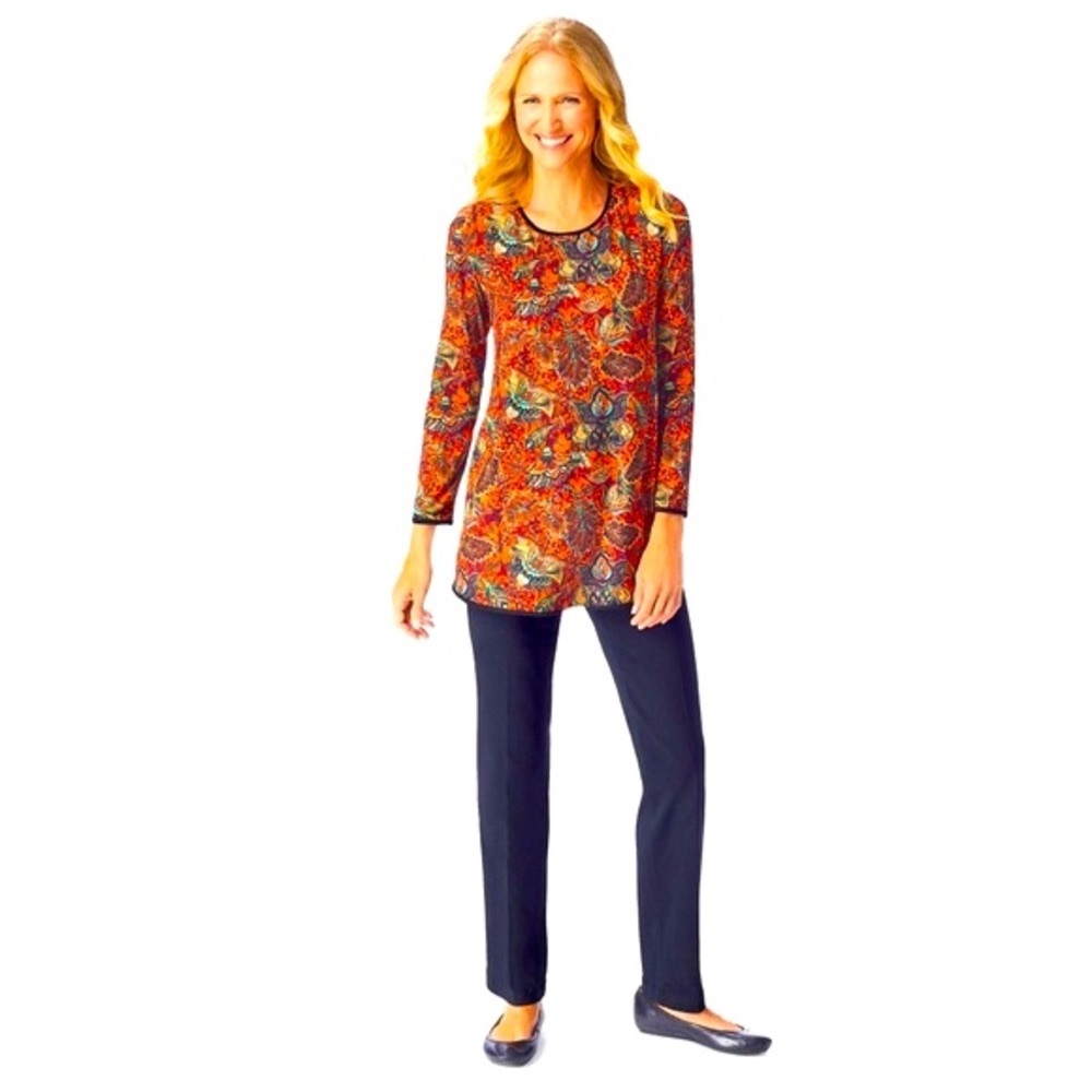 Reversible comfortable blouse. Great for traveling, Size large